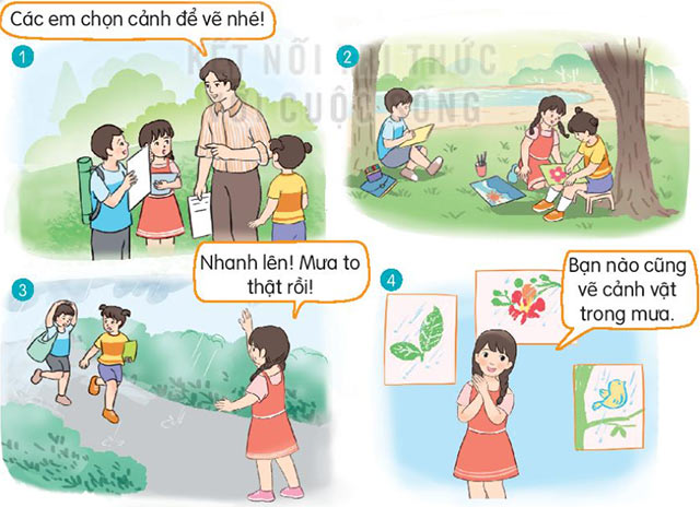 Quan sát tranh