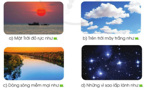 Tìm từ ngữ thích hợp