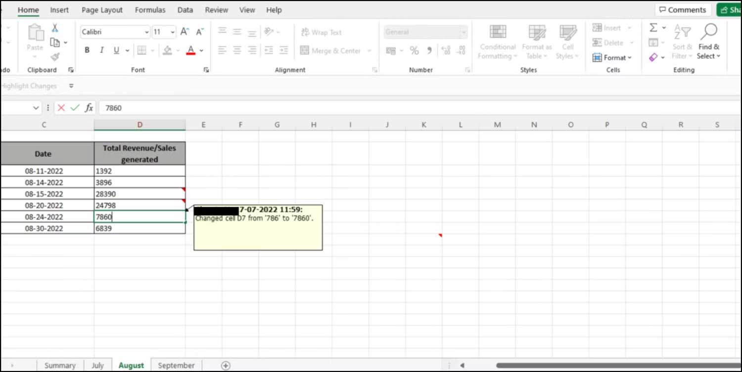 Bảng dữ liệu trong Excel