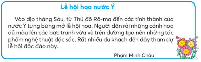 Lễ hội hoa nước Ý