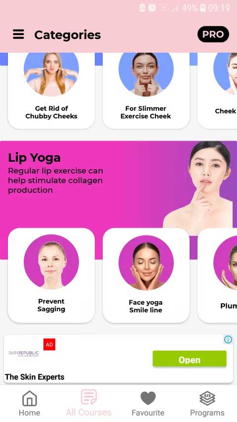 App Face Yoga Workout