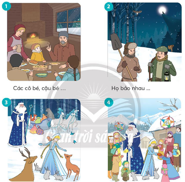 Ông già mùa đông và cô bé tuyết