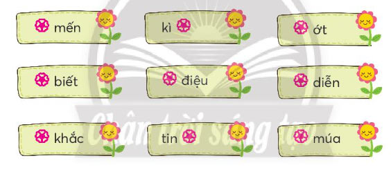 Tìm tiếng có vần iêu hoặc vần yêu