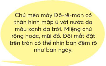 Đọc lời bạn nhỏ trong tranh
