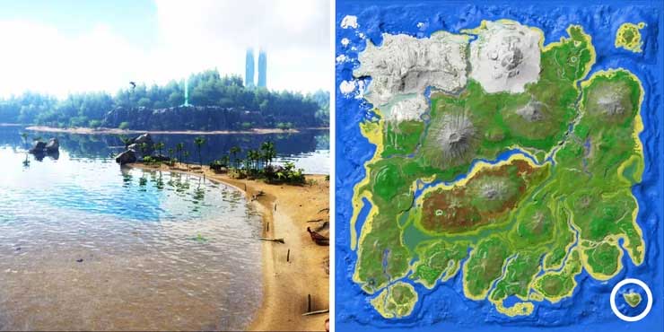 Đảo động vật ăn cỏ trong Ark Survival Evolved