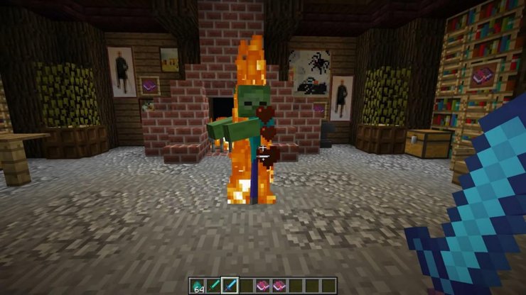 Fire Aspect trong Minecraft