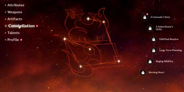 Cung mệnh của Yoimiya trong Genshin Impact