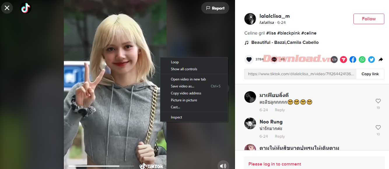Mở clip TikTok bạn thích