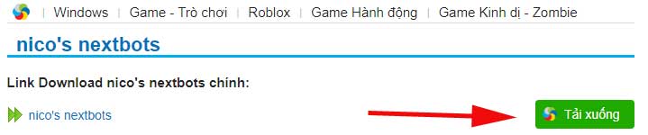 <p>Bạn sẽ được đưa tới trang download. Nhấn nút <strong>Tải xuống</strong>. </p>