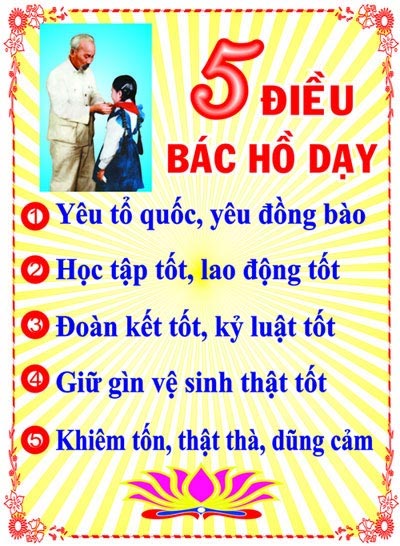 5 điều Bác Hồ dạy