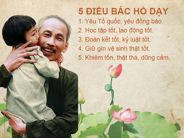 5 điều Bác Hồ dạy