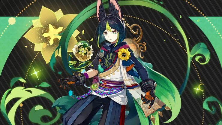 Tighnari là nhân vật dùng cung hệ Dendro 5 sao