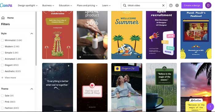 Tạo Instagram Reels và video TikTok