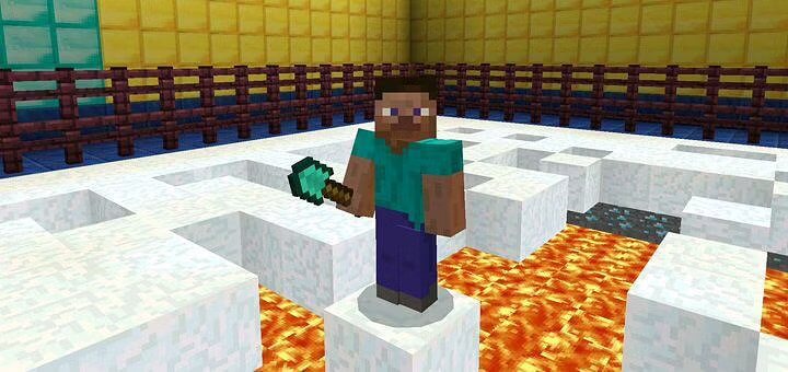 Spleef trong Minecraft