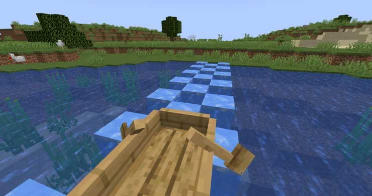 Cầu băng trong Minecraft