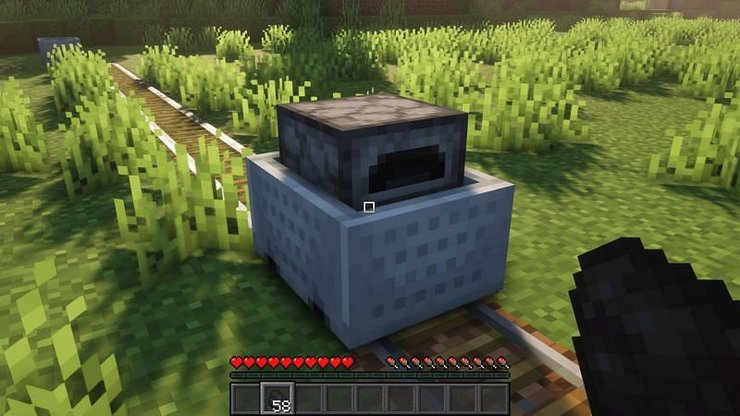 Minecart trong Minecraft