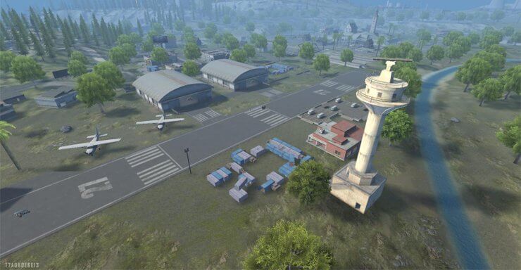 Hangar trong Bermuda của Free Fire