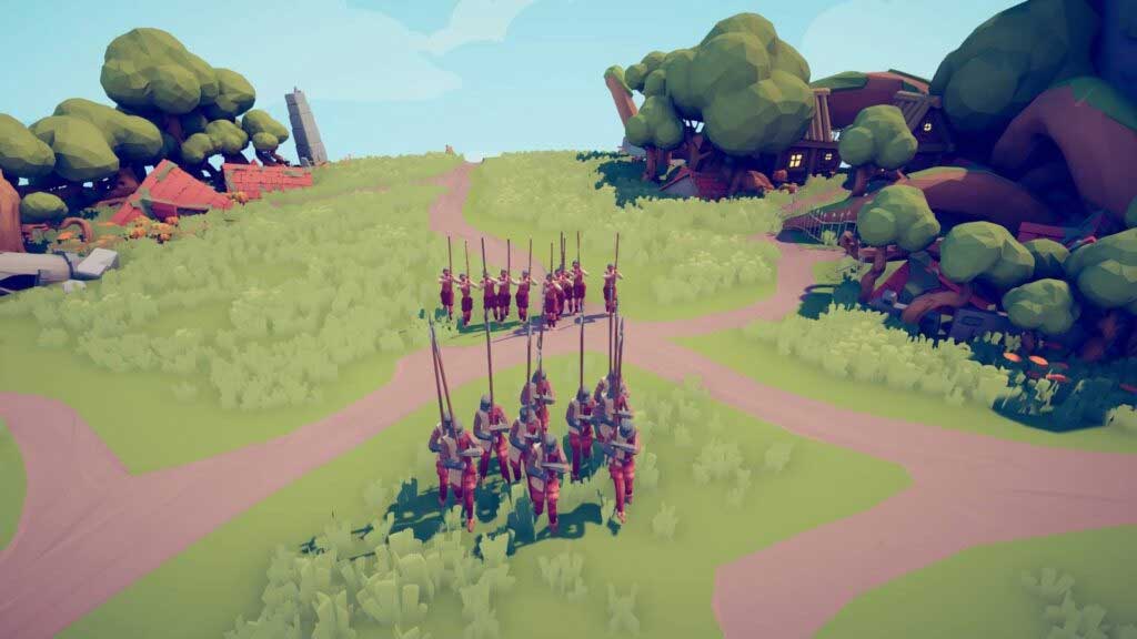 Đội hình kích và súng trong Totally Accurate Battle Simulator 