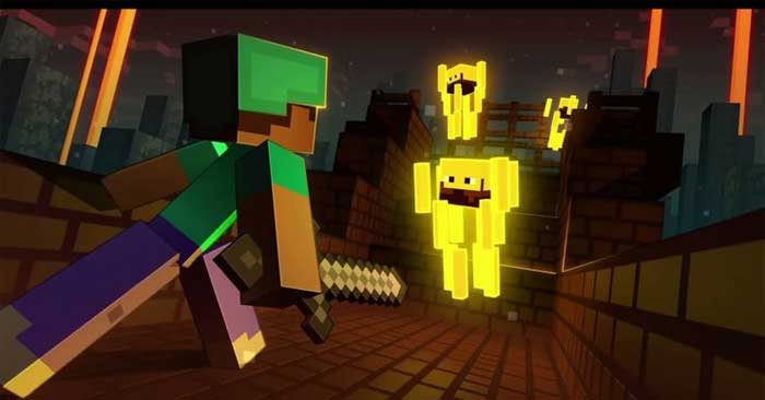 Mob lửa bay trong Minecraft
