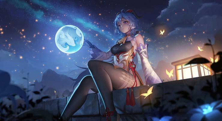 Ganyu trong Genshin impact