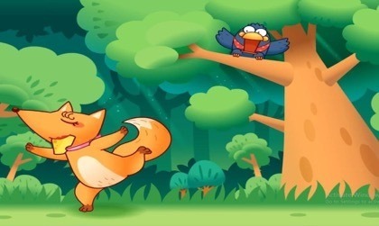 Truyện ngụ ngôn Cáo và Quạ