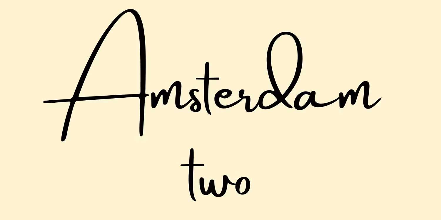 Font Canva Amsterdam Two