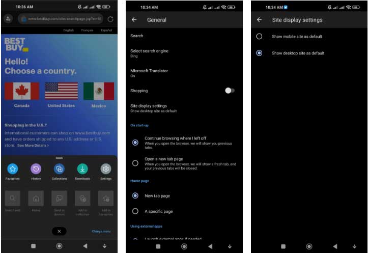 Duyệt web trên Microsoft Edge