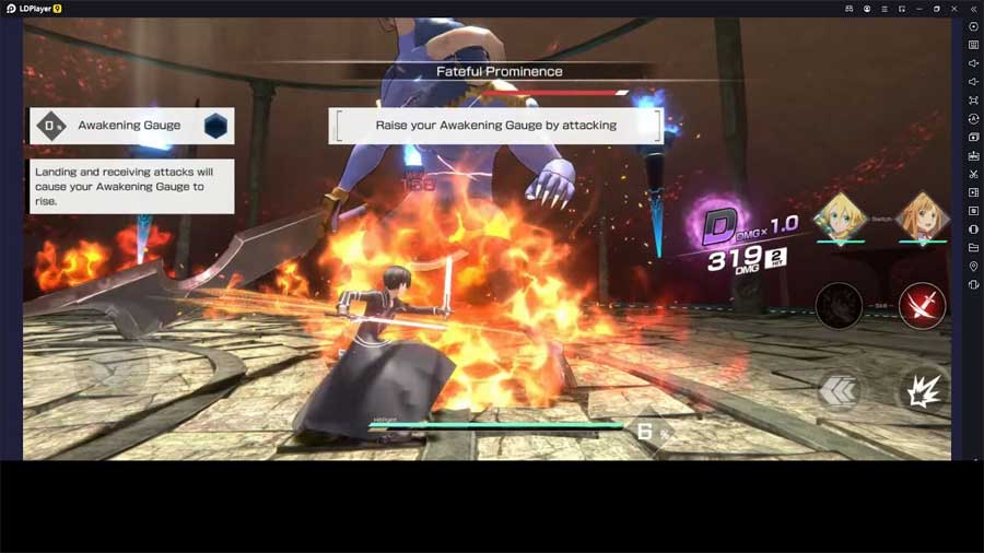 PvP trong Sword Art Online Variant Showdown 