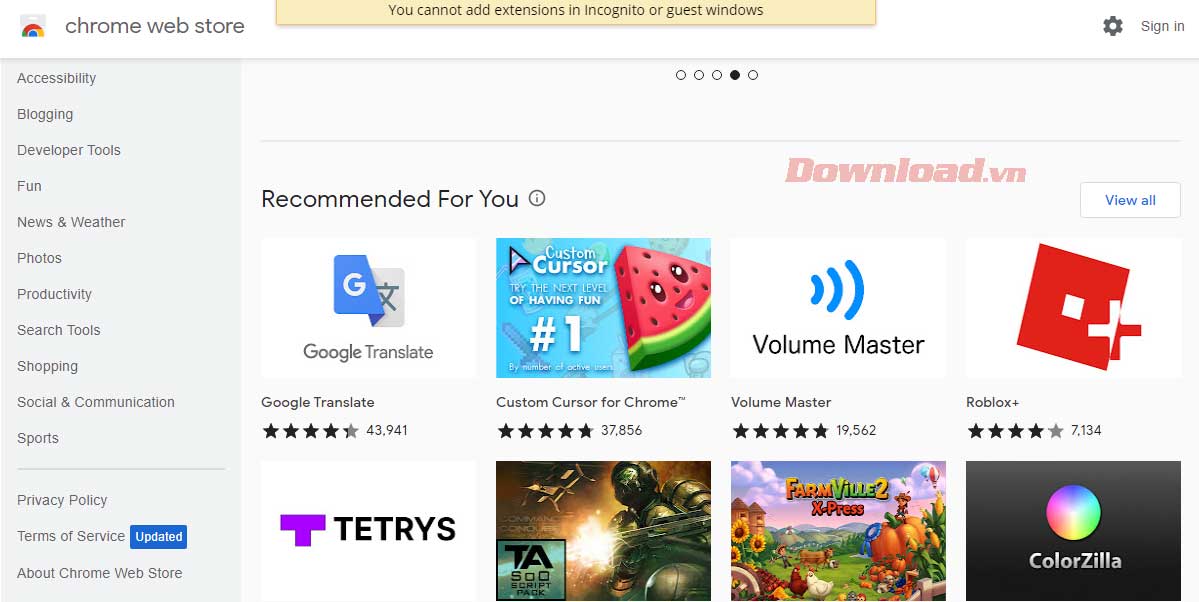 Custom Cursor for Chrome.