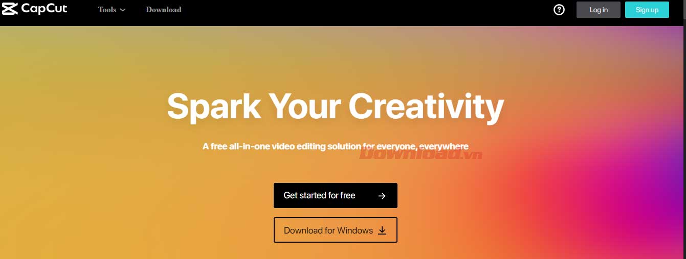 Cài Capcut trên máy tính