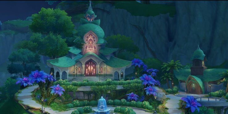 Lâu đài Alcazarzaray trong Genshin Impact