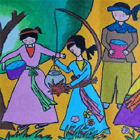 Chỉ ra những điểm giống và khác nhau trong hội thi thổi cơm của các địa phương