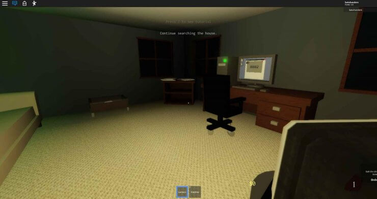 Game Roblox Alone in a Dark House