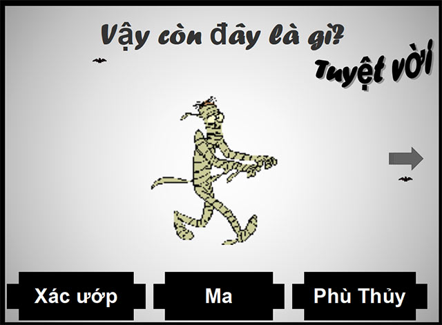 Trò chơi Halloween trên PowerPoint