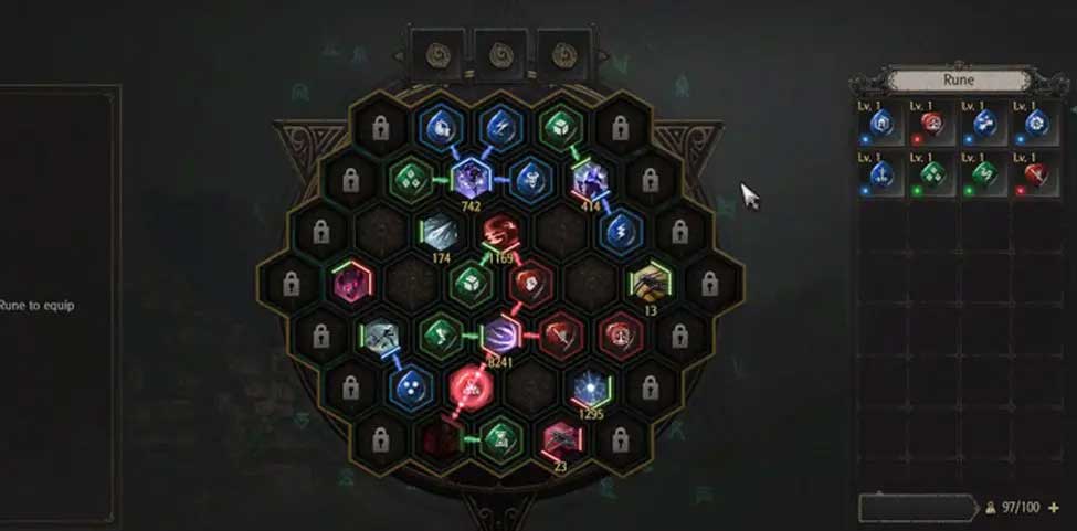 Rune trong game Undecember