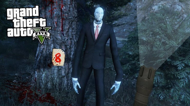 Slender Man [Add-On Ped]