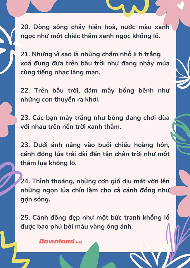 Cách làm câu so sánh trong văn miêu tả