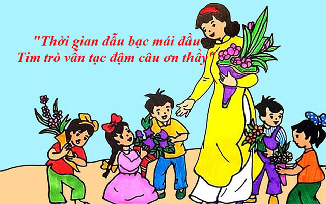Ca dao tục ngữ về thầy cô 20/11 bằng hình ảnh