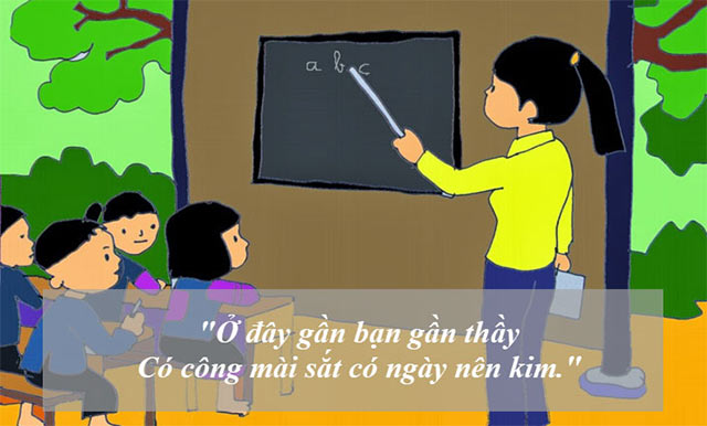 Ca dao tục ngữ về thầy cô 20/11 bằng hình ảnh