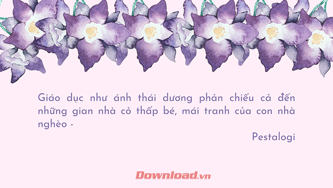 Danh ngôn về thầy cô
