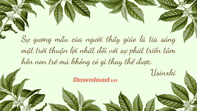 Danh ngôn về thầy cô