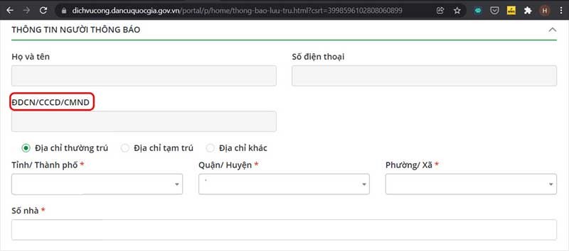 Tra cứu mã định danh học sinh