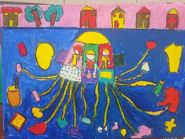 Tranh vẽ Ý tưởng trẻ thơ 2022