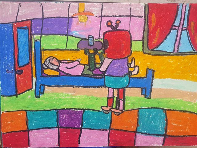 Tranh vẽ Ý tưởng trẻ thơ 2022