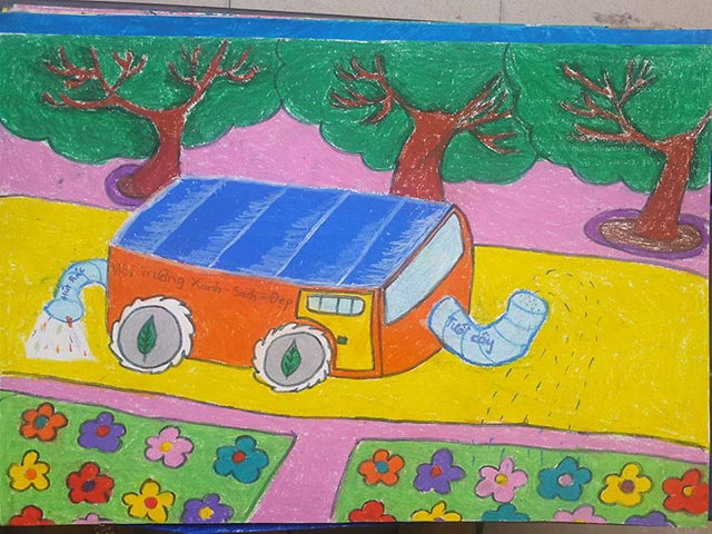 Tranh vẽ Ý tưởng trẻ thơ 2022