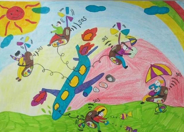 Tranh vẽ Ý tưởng trẻ thơ 2022