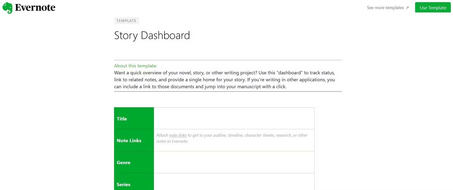 Story Dashboard