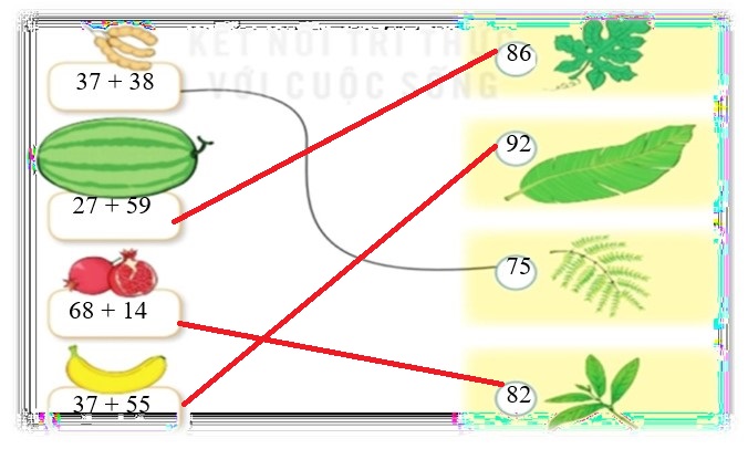 Bài tập cuối tuần Toán lớp 2 KNTT
