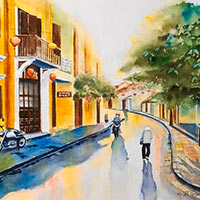 Viết thư mời tham gia Lễ hội vẽ tranh đường phố bằng Tiếng Anh