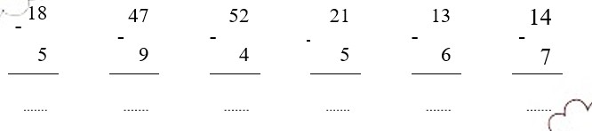 Bài tập cuối tuần môn Toán